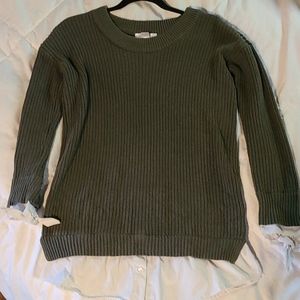 Motherhood Maternity Dual Layer Sweater